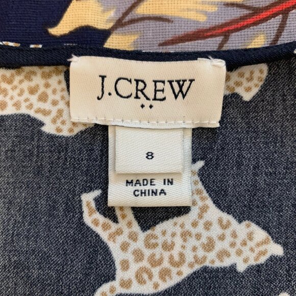 J.Crew Factory Leopard Wrap Dress - Picture 4 of 6